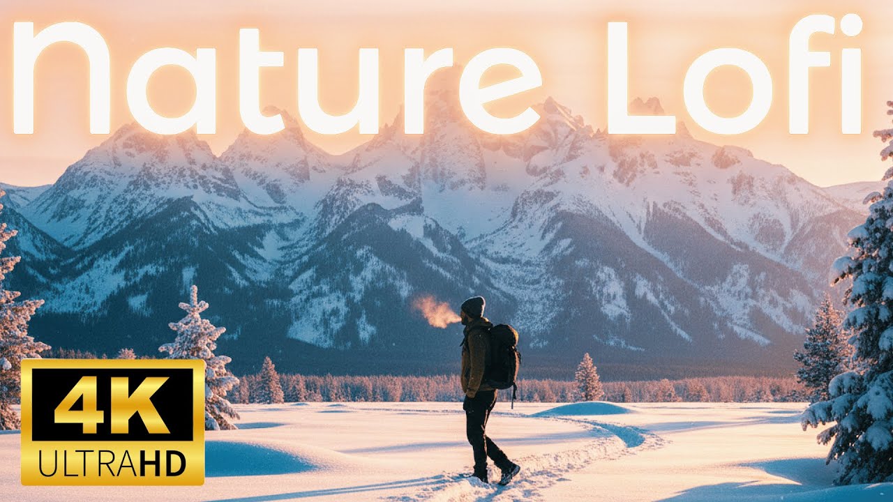 SNOW DAZE LO-FI ❄️ | Beats & Winter Sounds for Chilling/Studying (Snowy Mountain Hike)