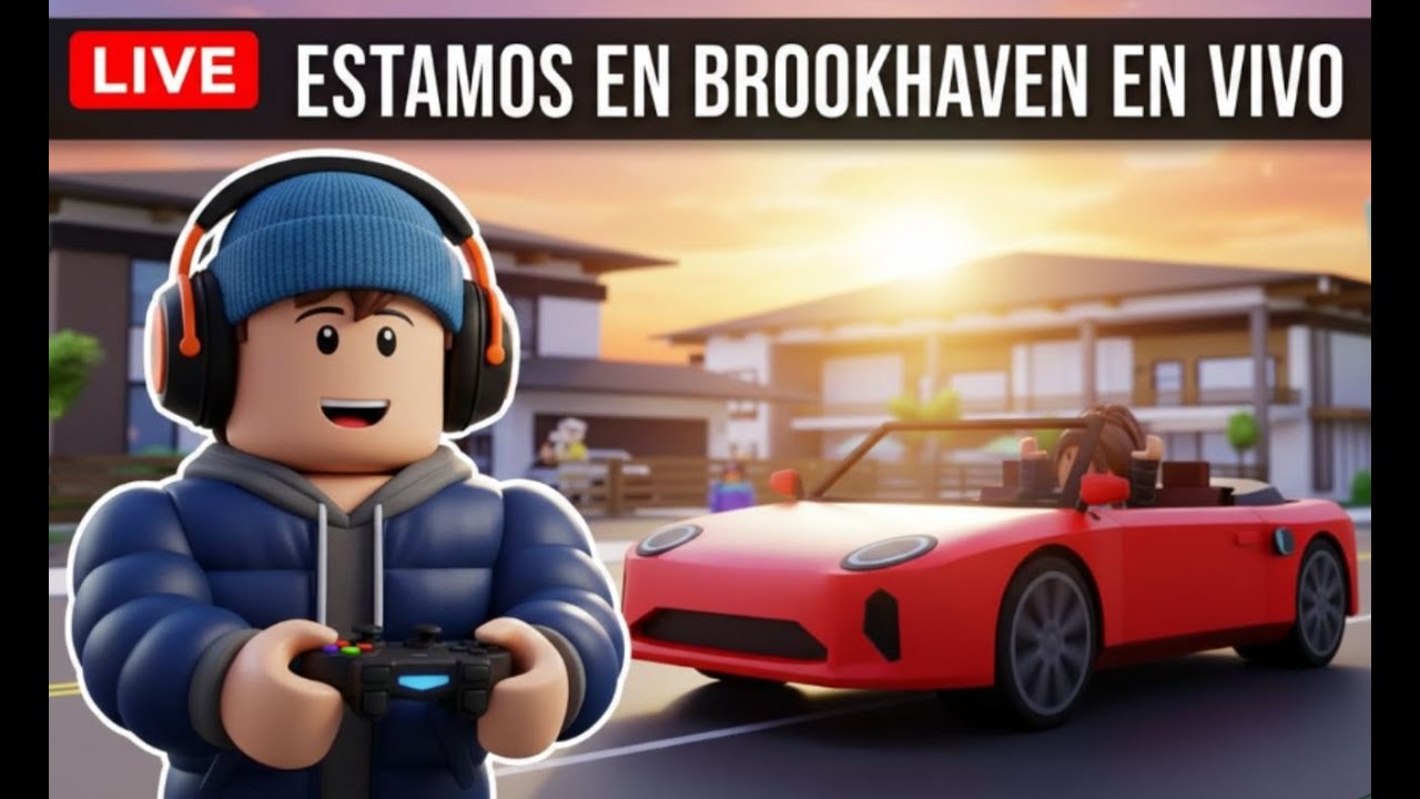 😲 ¡ESTAMOS EN BROOKHAVEN EN VIVO! Todo Puede Pasar en Roblox 🏡🎮