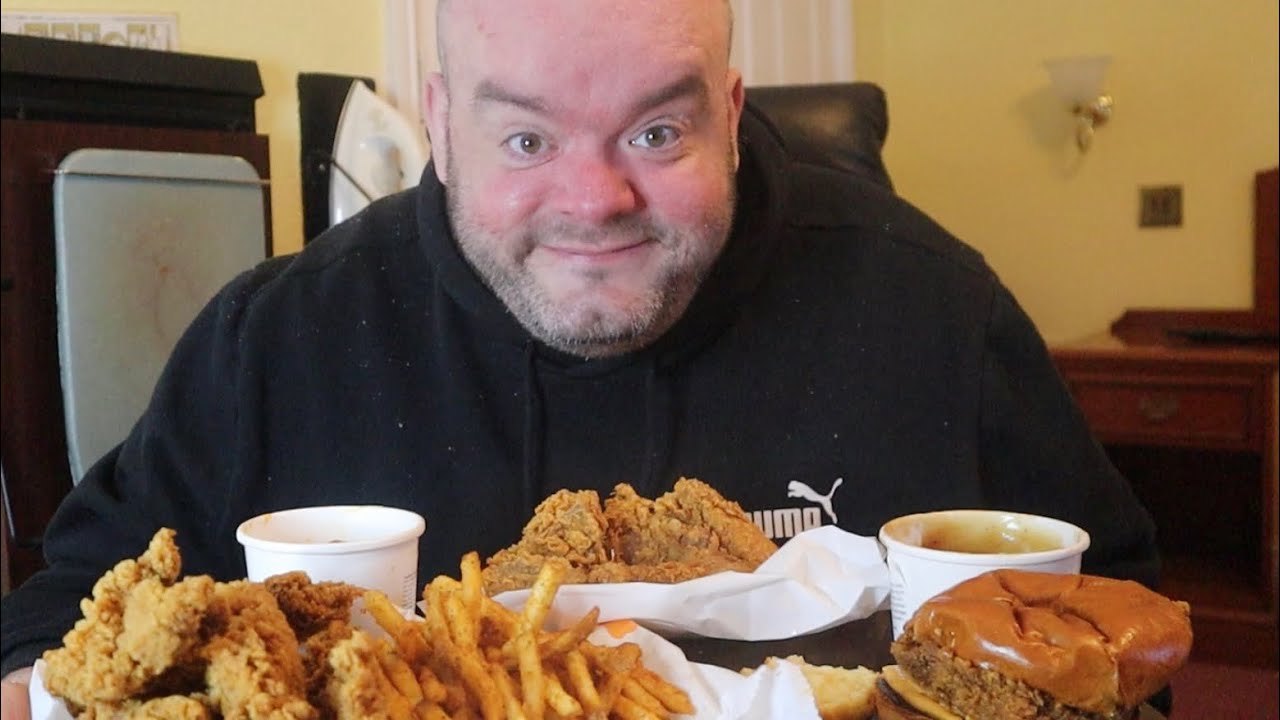 Лондонский мини-сериал 1/5. Впервые пробую Popeyes в Великобритании. Мукбанг.