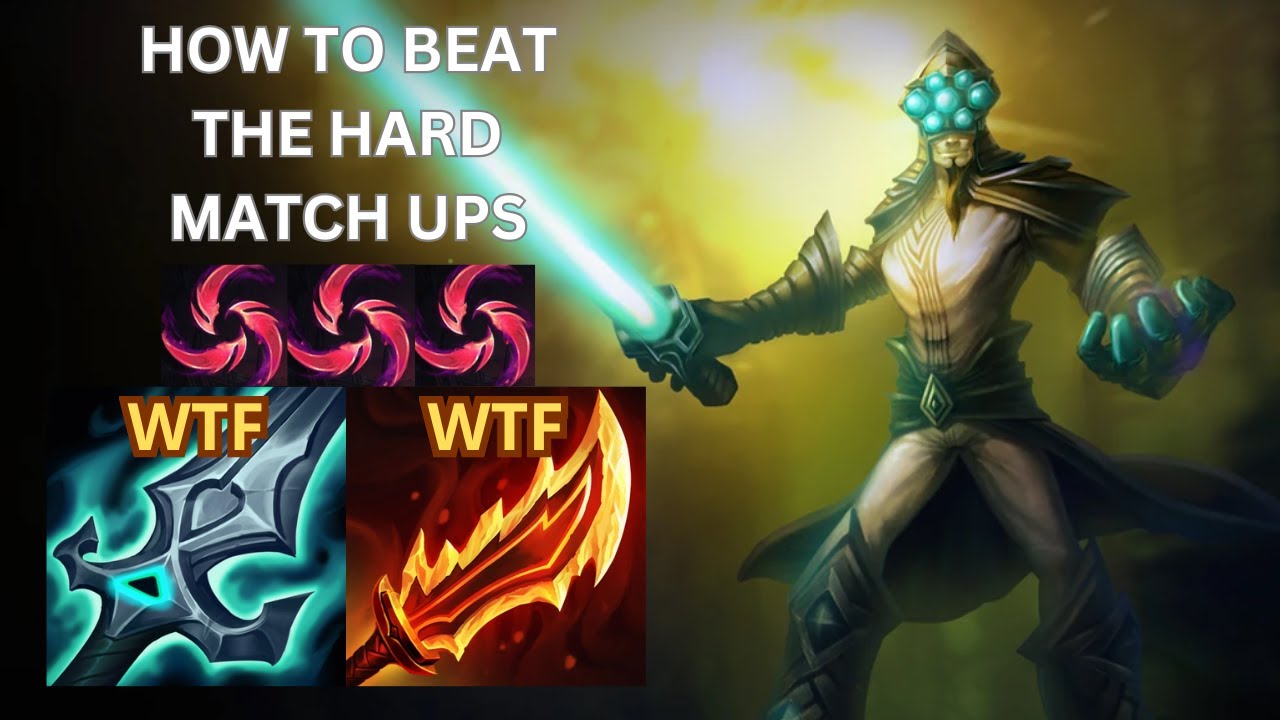 HOW TO BEAT THE HARD MATCH UPS FOR YI TOP
