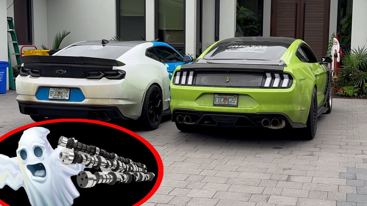 Установить «камеру-призрак» на мой Mustang и сравнить его с «настоящим» кулачковым Camaro?