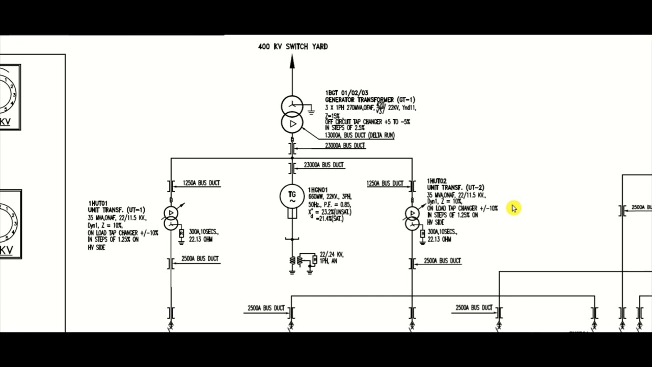 Why Busduct for Unit Aux Tap off Run in Power System Network? Why not Cable?