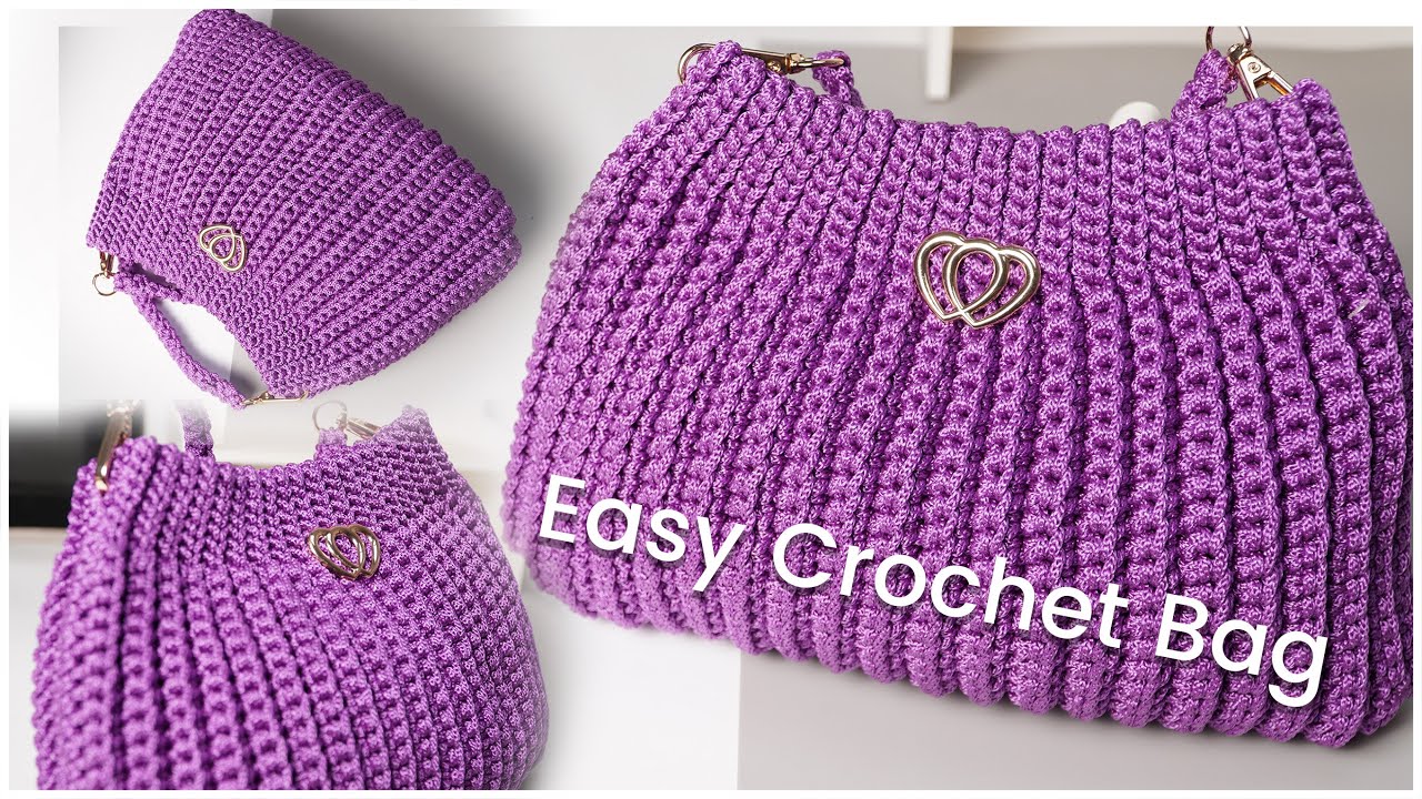 How to Create Crochet Bag / လွယ်ကူရိုးရှင်းသော အိတ်ထိုးနည်း
