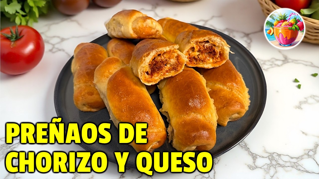 Cachitos Preñaos de Chorizo Ibérico y Queso: La Receta Fusión que Unió Venezuela y España 🇻🇪🇪🇸