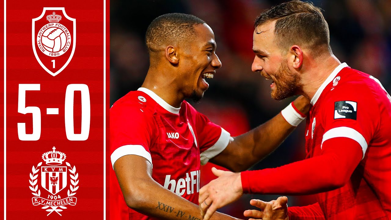 Royal Antwerp FC 5-0 KV Mechelen  | Highlights | #JPL speeldag 28 | 2022-2023