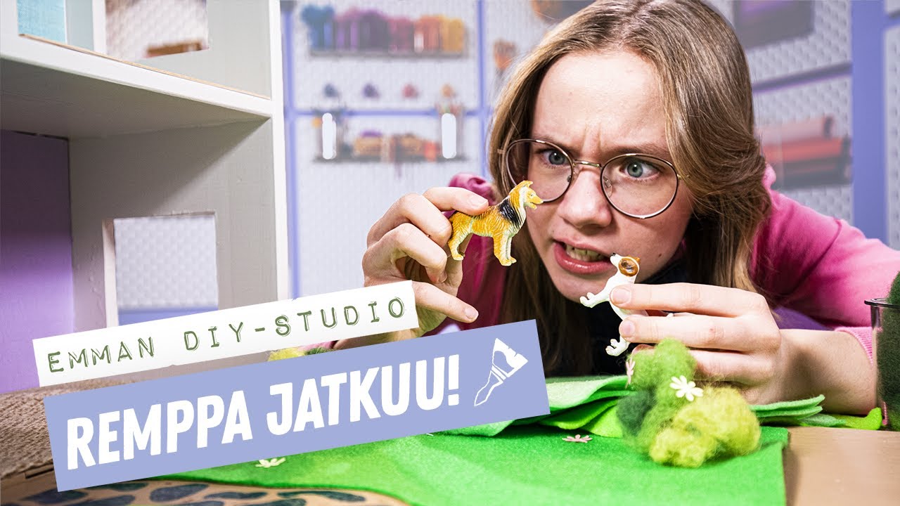 TEHDÄÄN NUKKEKODIN PIHA! -  EMMAN DIY-studio