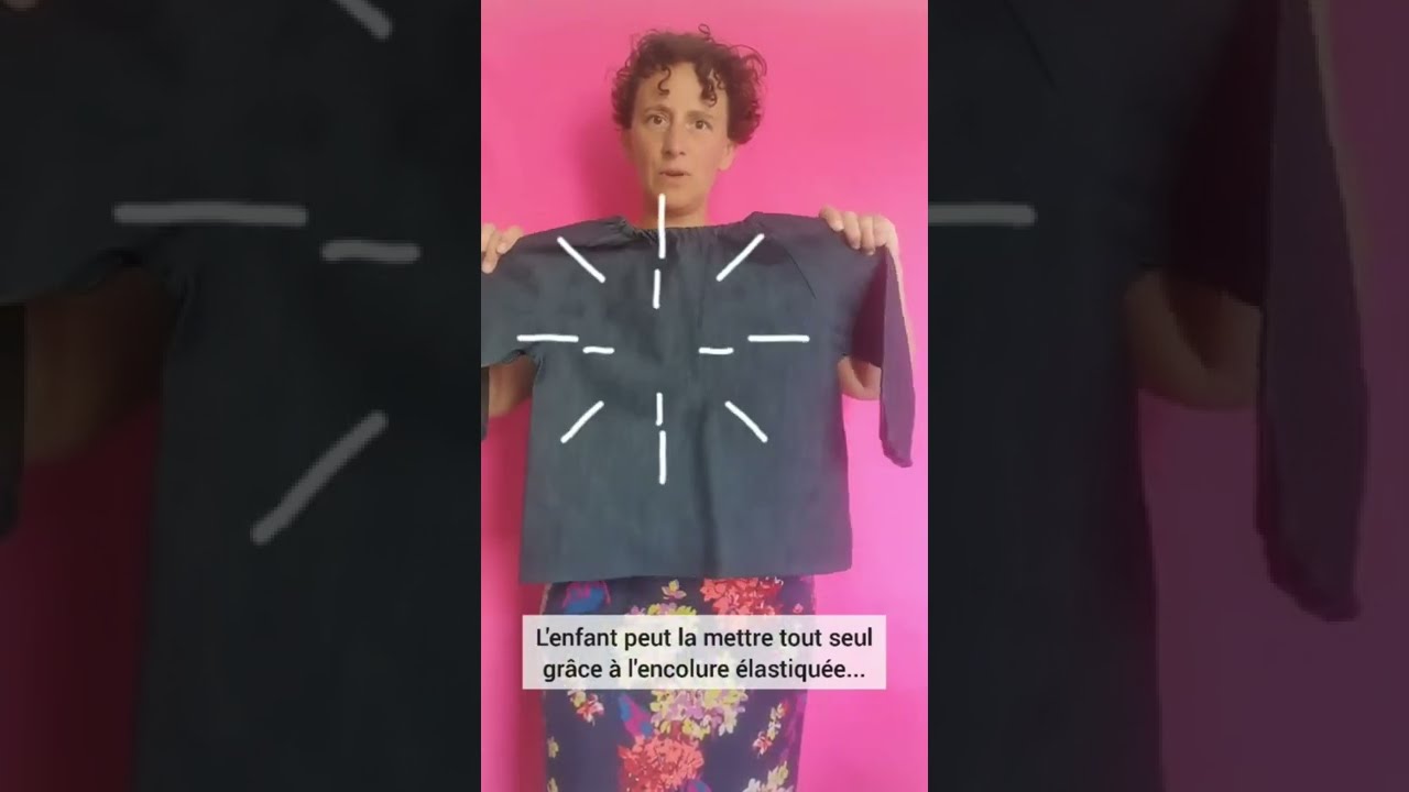 Blouse de maternelle made in France, un tablier d'&eacute;cole !
