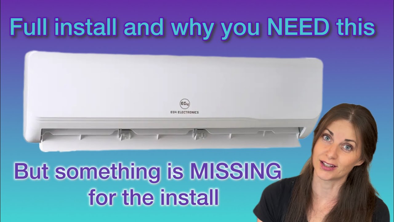 EG4 24000BTU mini split, DIY install