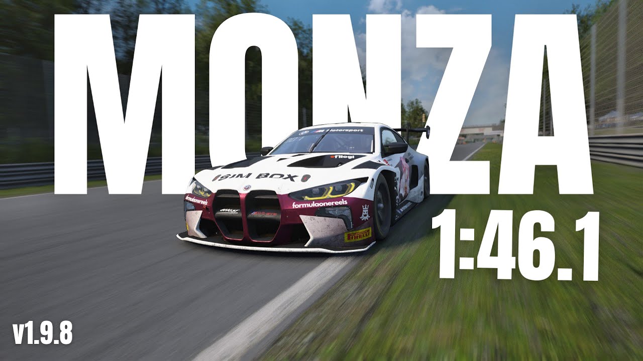 MONZA HOTLAP +  FREE SETUP | BMW M4 GT3 | 1:46.1 | Assetto Corsa Competizione v1.9.8