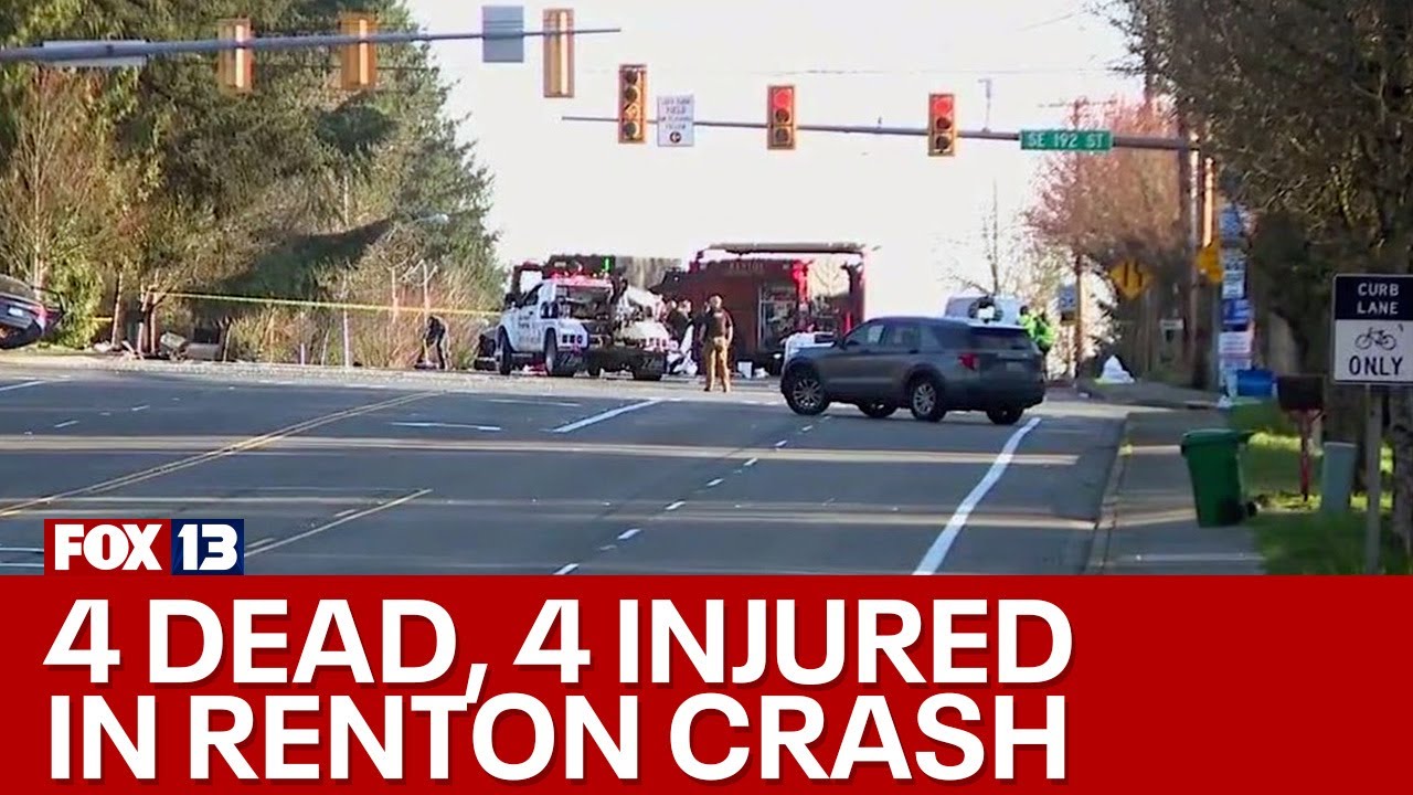 4 dead, 3 critically injured in Renton car crash | FOX 13 Seattle