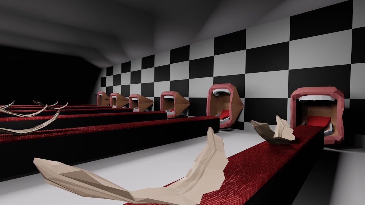The uneven Production animation artwork: Nail Text series work number 10