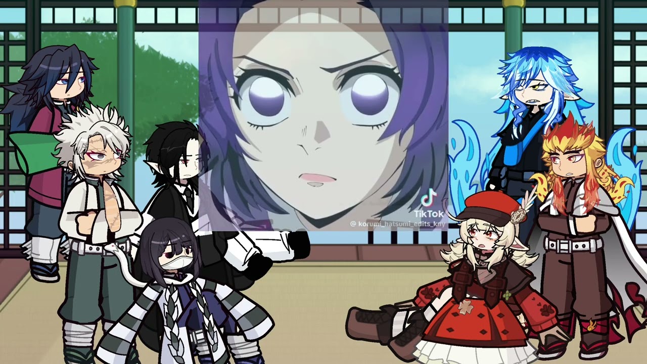 Fandoms react to Shionbu | Giyuu | demon slayer | Gacha Life 2