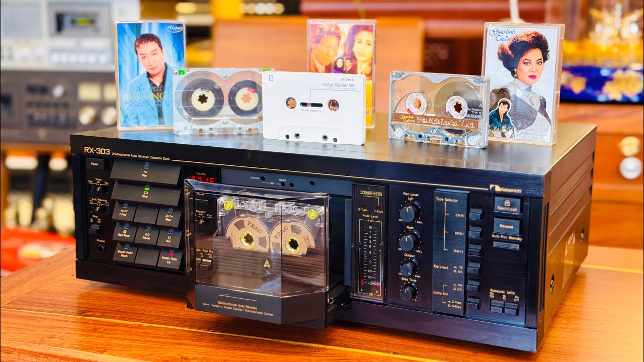 Việt Nam có 1-2 con Đỉnh cao siêu hiếm Đầu Cassette Lật Mặt Nakamichi RX-303 Giá 25tr LH: 0772020010