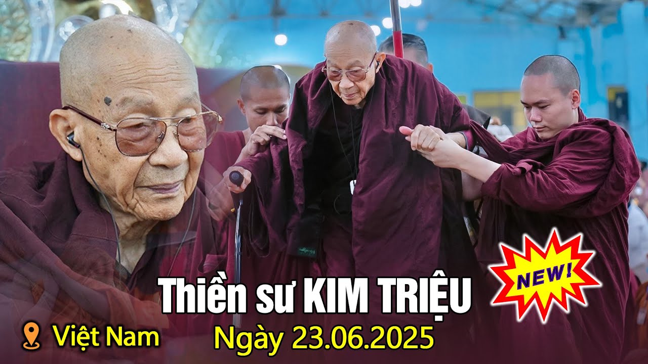 Thiền sư Kim Triệu (Ngày 23.06.2025) - Tại Thiền viện Phước Sơn (Việt Nam)