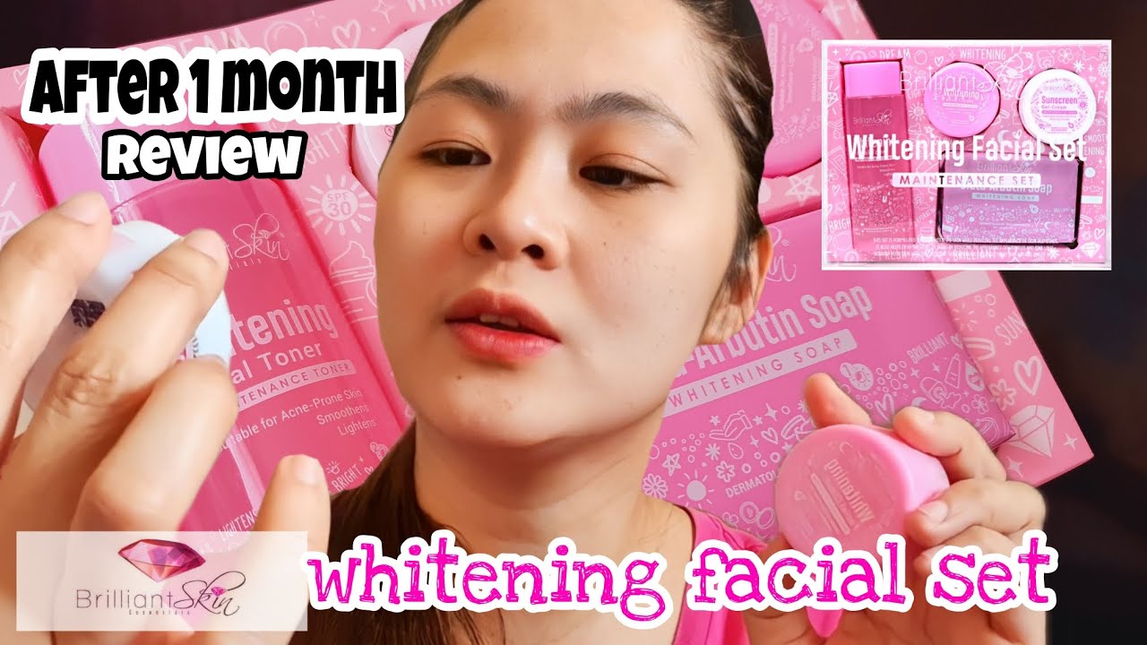 BRILLIANT SKIN WHITENING FACIAL SET 1MONTH REVIEW | MAINTENANCE SET