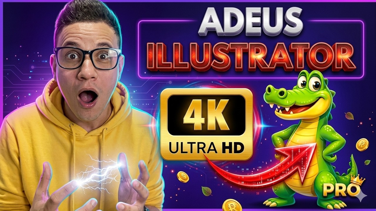 O Illustrator MORREU? Como Vetorizar Qualquer Imagem em Segundos