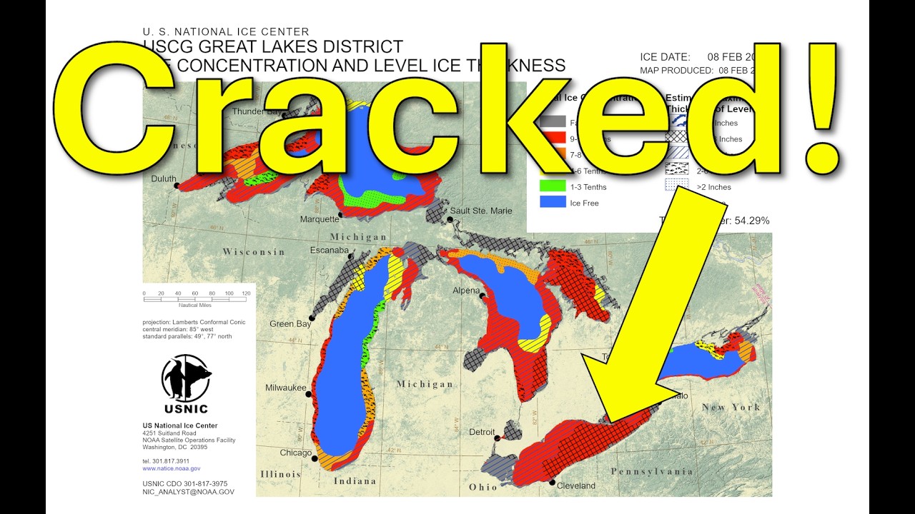 Feb 9, 2026: Erie Ice Cracks | Pattern Shift Starts in the West | Central Plains WARM and DRY...