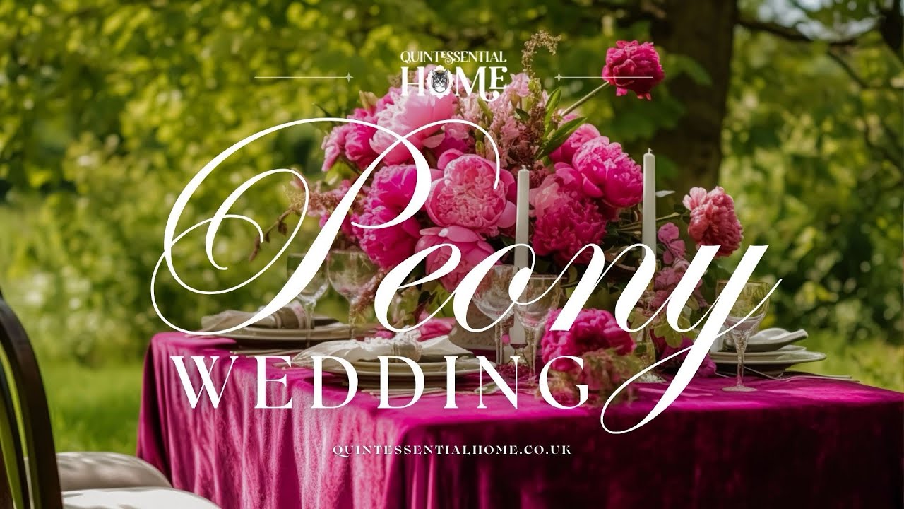 Peony Wedding • Floral Decoration Ideas & Inspiration • Quintessential Home