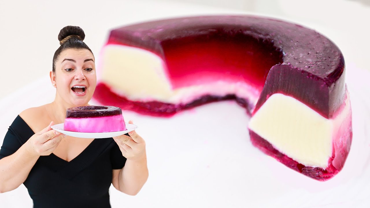 FIZ essa GELATINA 5 vezes de tão gostoso que fica | gelatina recheada