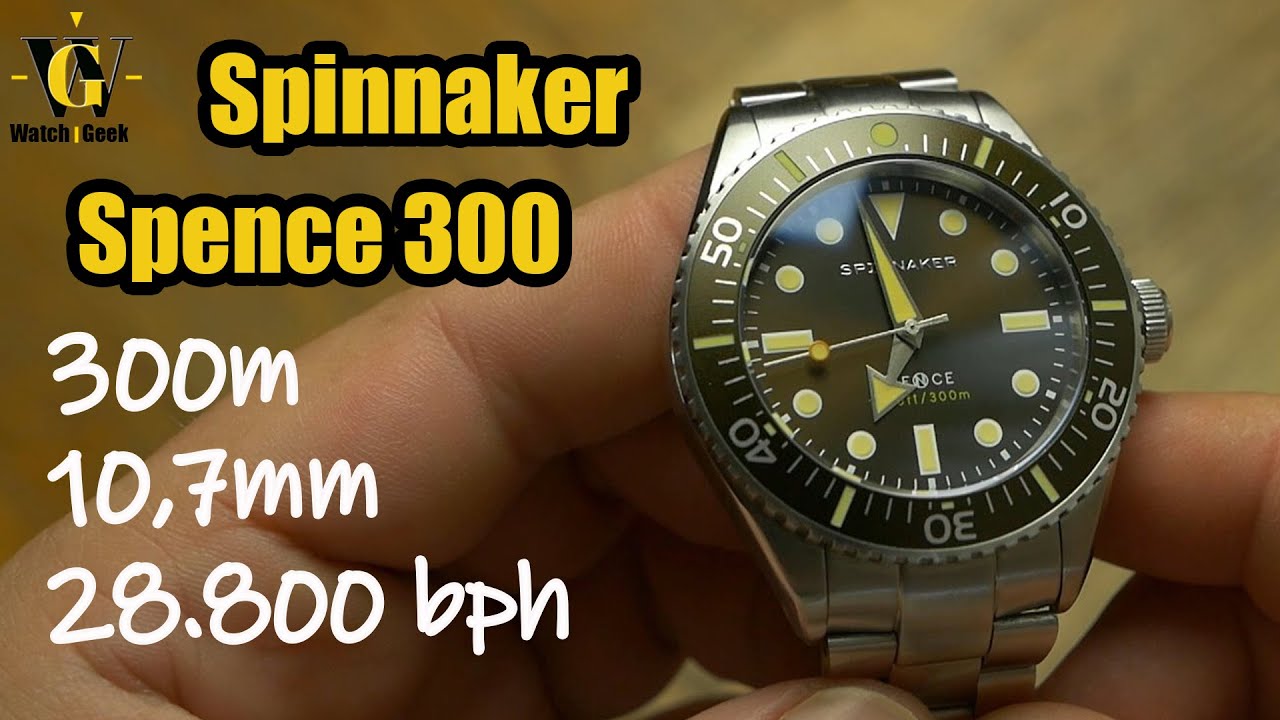 Spinnaker Spence 300 - Thinnest 300m diver - and best looking Spinnaker so far