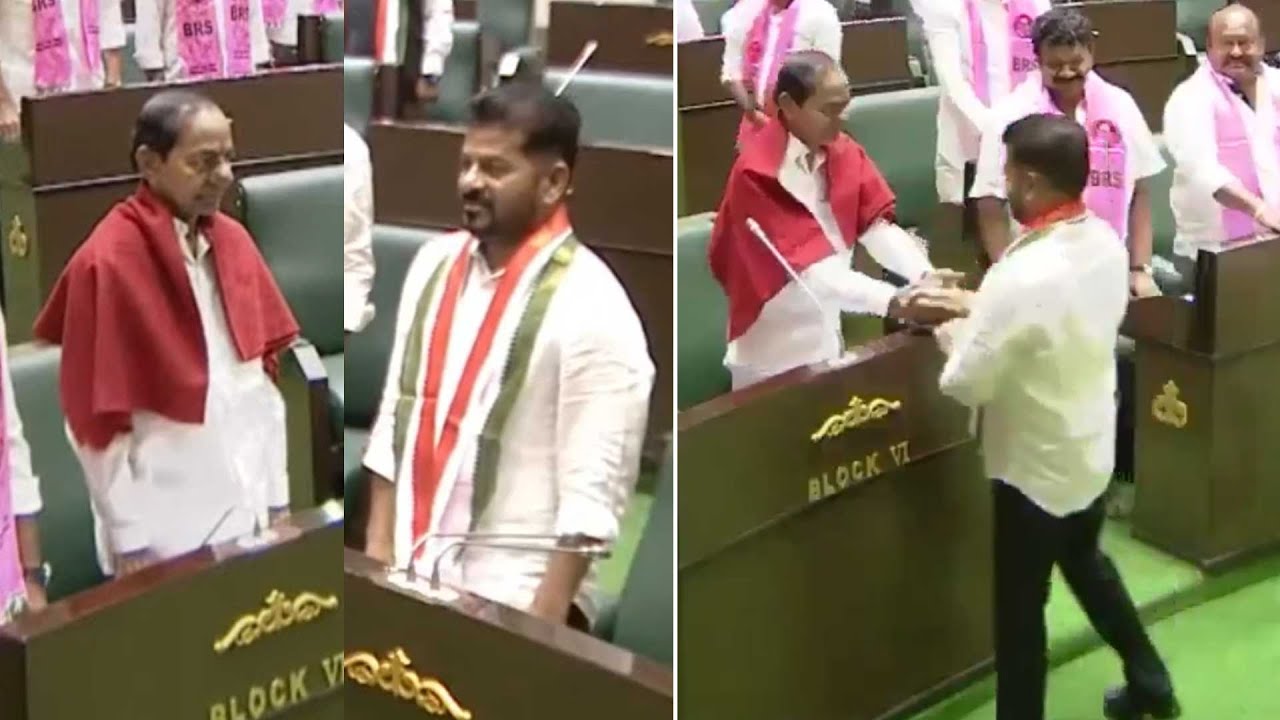 CM Revanth Reddy & KCR Visuals @ Seventh Session of Telangana Legislative Assembly