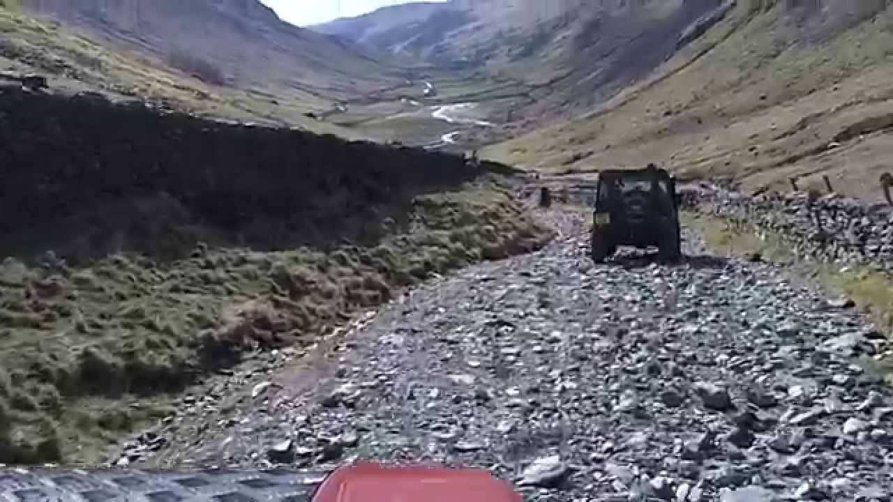 U5257 Longsleddale - Lake District, Cumbria, UK Green laning Land Rover Defender TD5 TDI