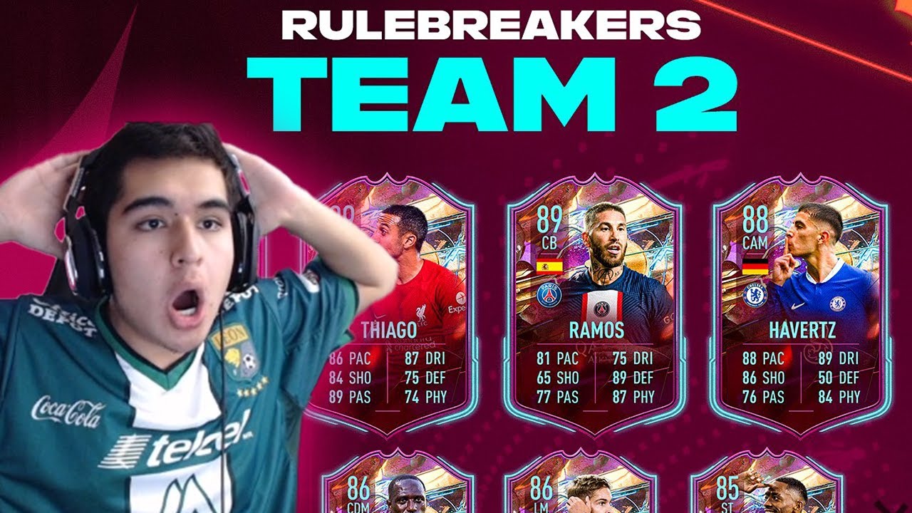 RULEBREAKERS TEAM 2 IS INSANE! FIFA 23 RULEBREAKERS TEAM 2! RULEBREAKERS RAMOS, HAVERTZ AND RIBERY!