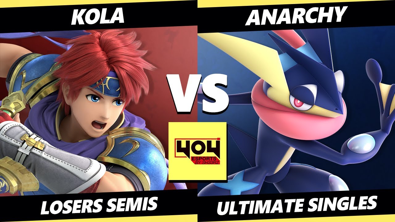4o4 Weekly 35 LOSERS SEMIS - Kola (Roy) Vs. Anarchy (Greninja) Smash Ultimate - SSBU
