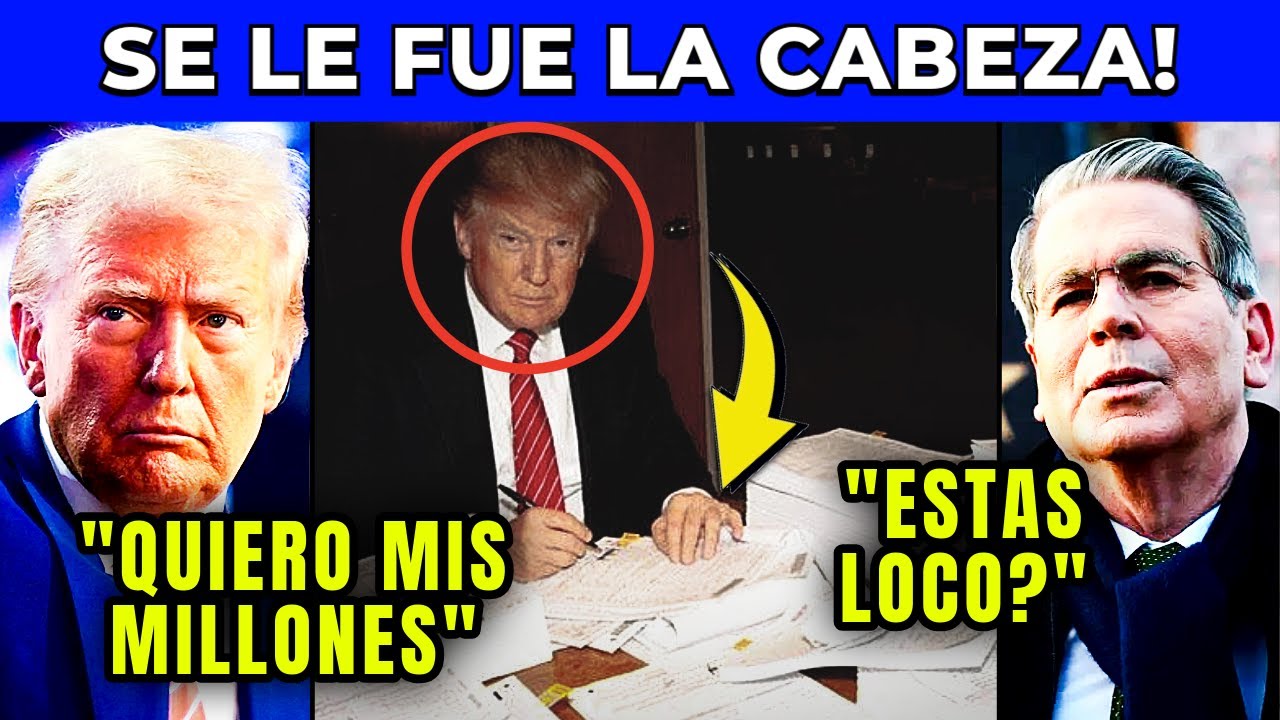 P&Aacute;NICO TOTAL! TRUMP ENLOQUECE &iexcl;DEMANDA A SU GOBIERNO! EL PA&Iacute;S YA NO LO QUIERE &iexcl;VA EN PICADA!