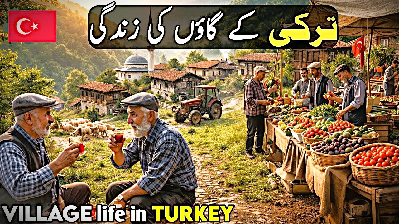 Turkish 🇹🇷 Village Rural Life Documentary in Urdu/Hindi | ترکی کے گاؤں کی زندگی