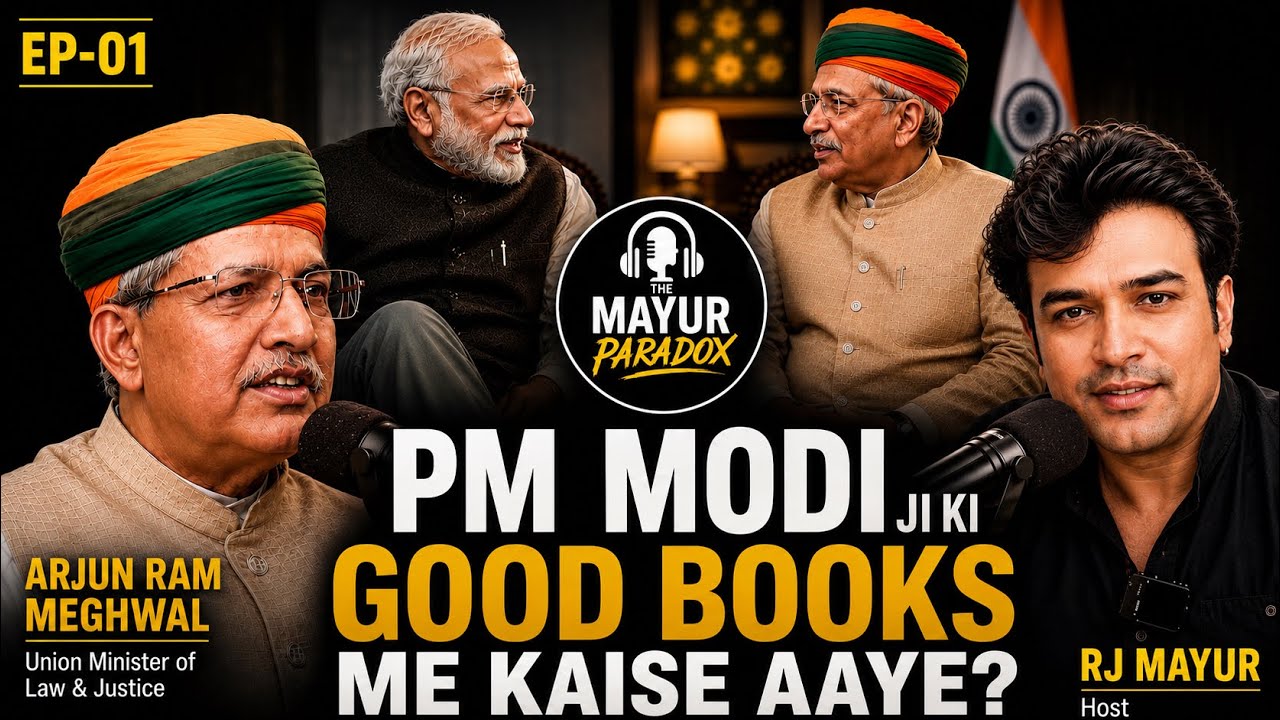 Arjun Ram Meghwal | From Telephone Operator to Union Law Minister | The Mayur Paradox Ep. 01