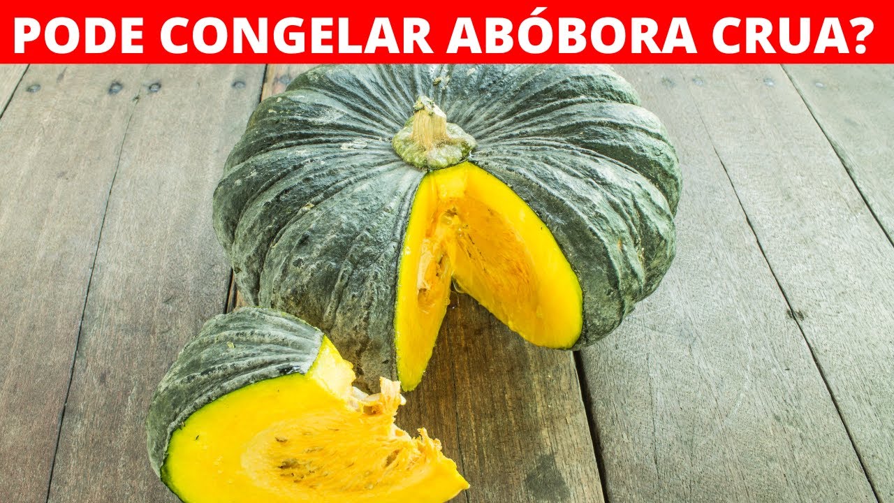PODE CONGELAR AB&Oacute;BORA CRUA?