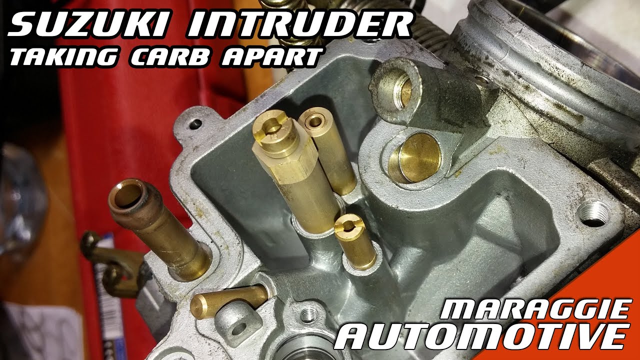 Suzuki Intruder Volusia - how to take the carburettor apart