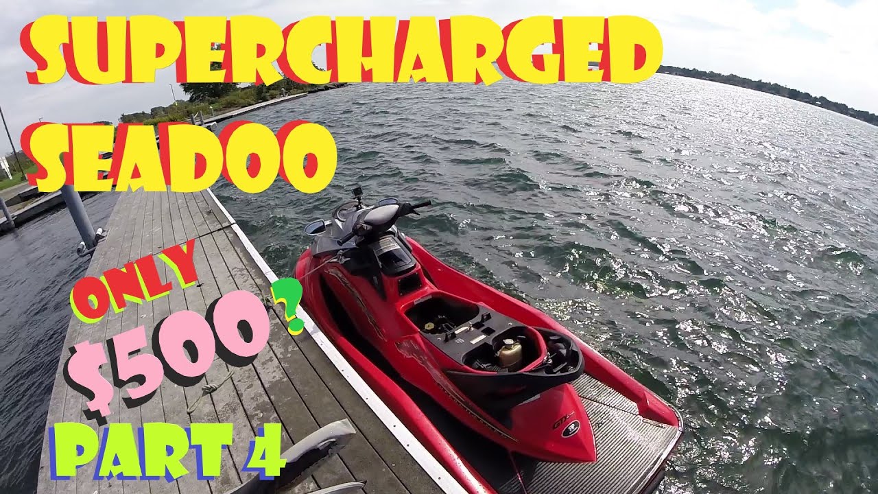 2003 SeaDoo GTX SC 185 part IV Rotax Oil Change & Test Ride - Top Speed 4 tec Revival