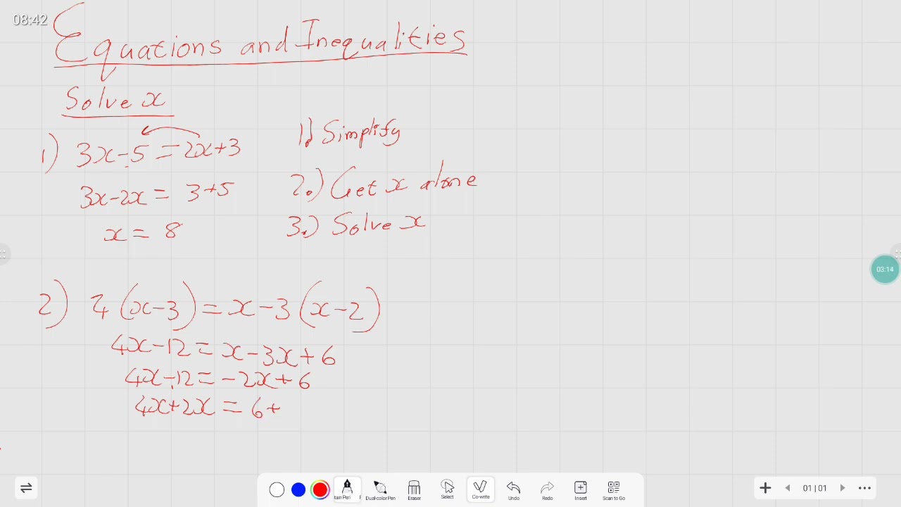 Linear Equations Grade 10 Mathematics 
