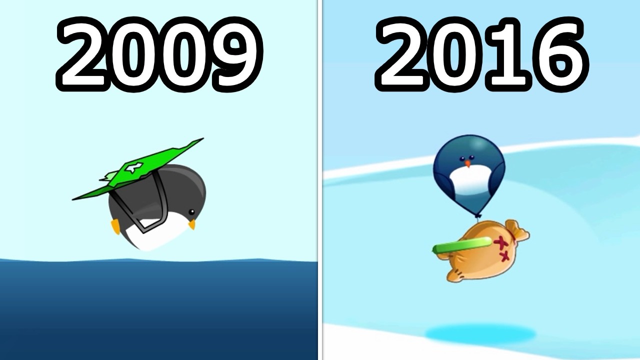Evolution of Learn to Fly (2009-2016)