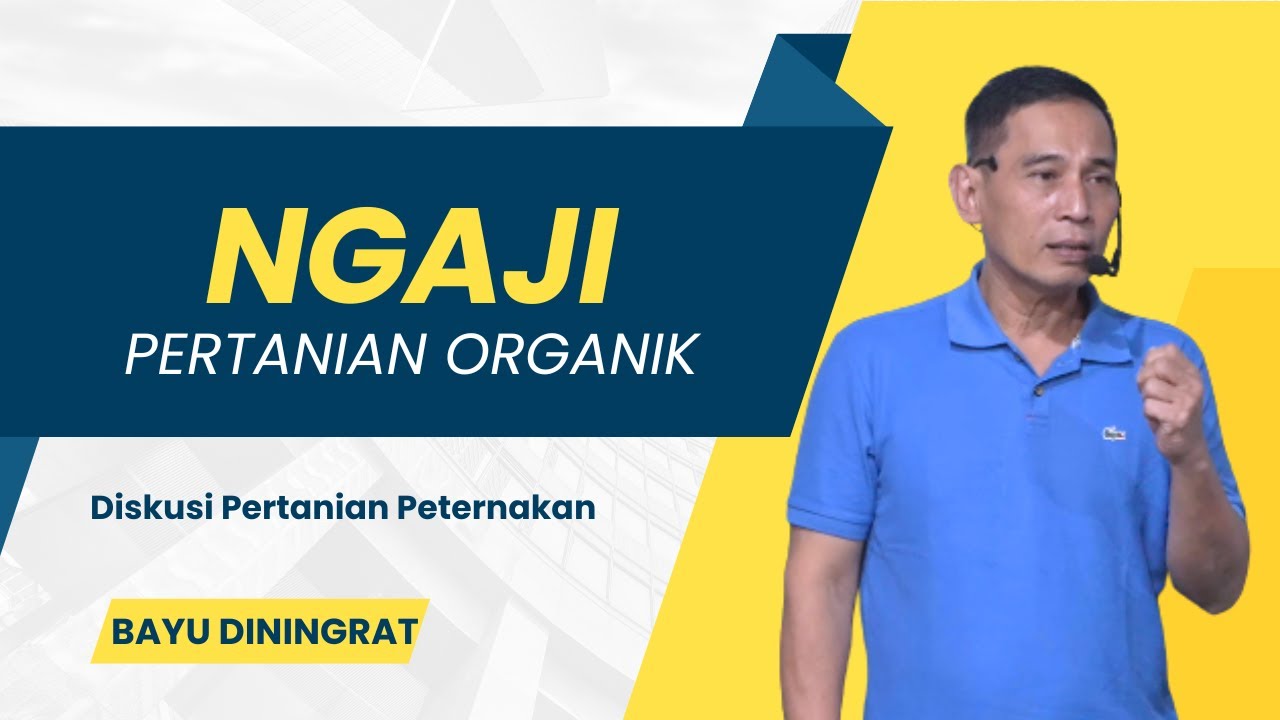 Diskusi Pertanian Part 2 B12 Bersama Bayu Diningrat