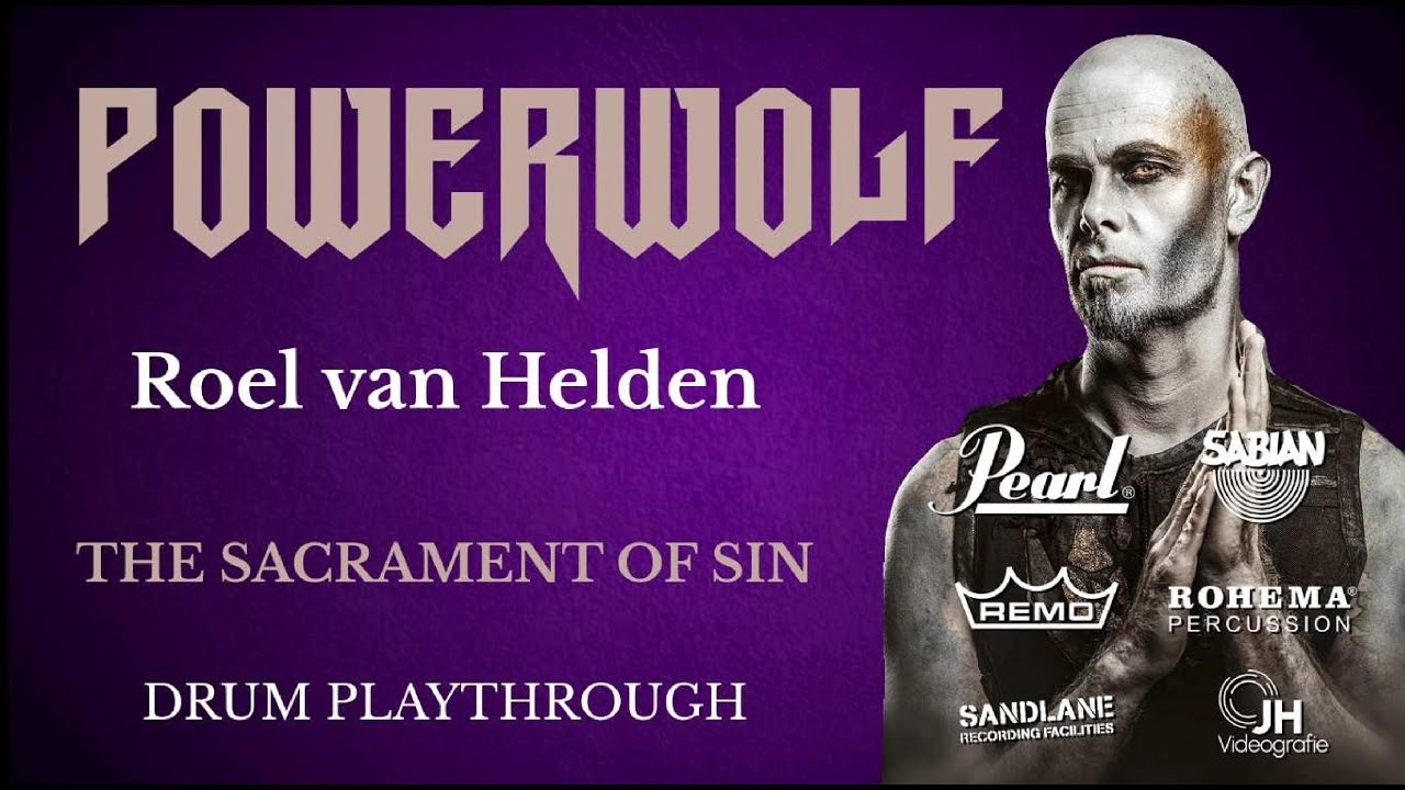 POWERWOLF - The Sacrament Of Sin. Official Drum Playthrough by Roel van Helden