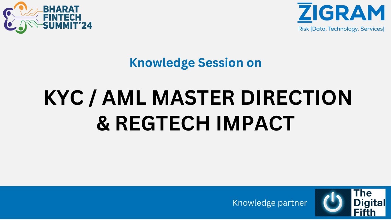 Knowledge Session on KYC/AML Master Directions and its RegTech Impact