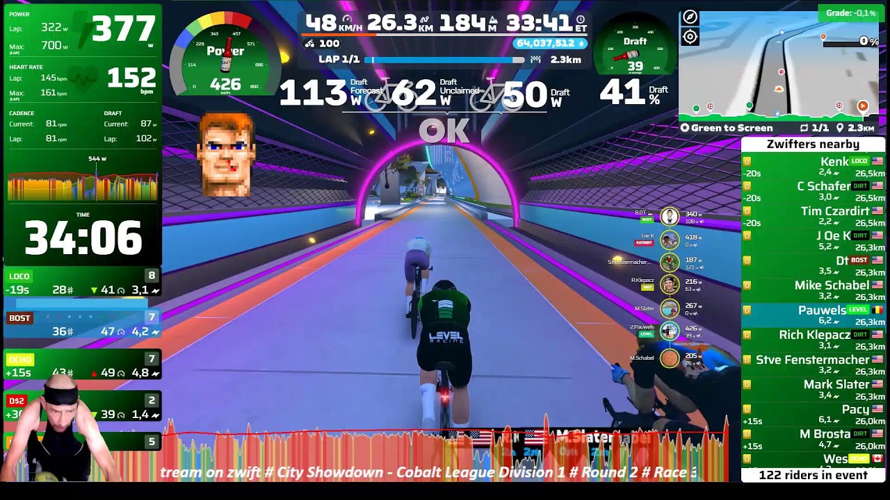 Welcome to my live session on zwift # WTRL TTT...