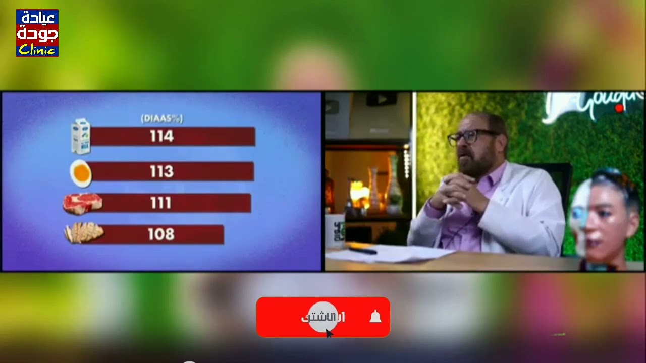 ايه الفرق بين البروتين الحيوانى والنباتى  720p | دكتور جودة محمد عواد