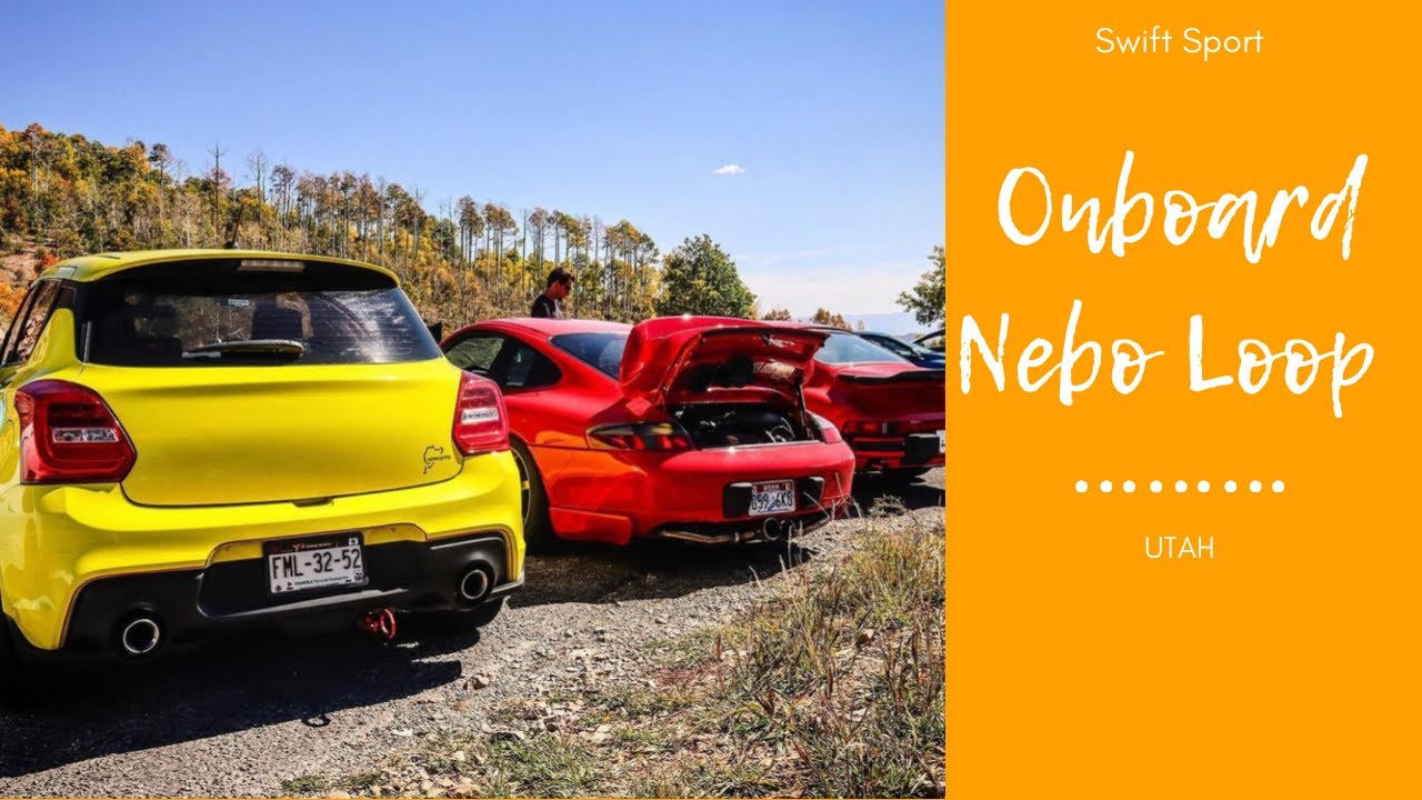 Suzuki Swift Sport Onboard | Nebo Loop | Utah | Winding Road