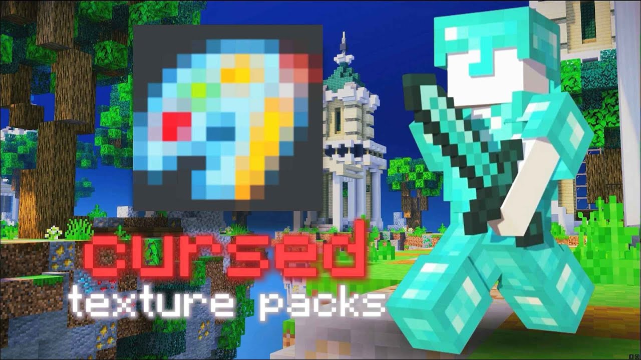 The MOST CURSED TEXTURE PACKS in MINECRAFT