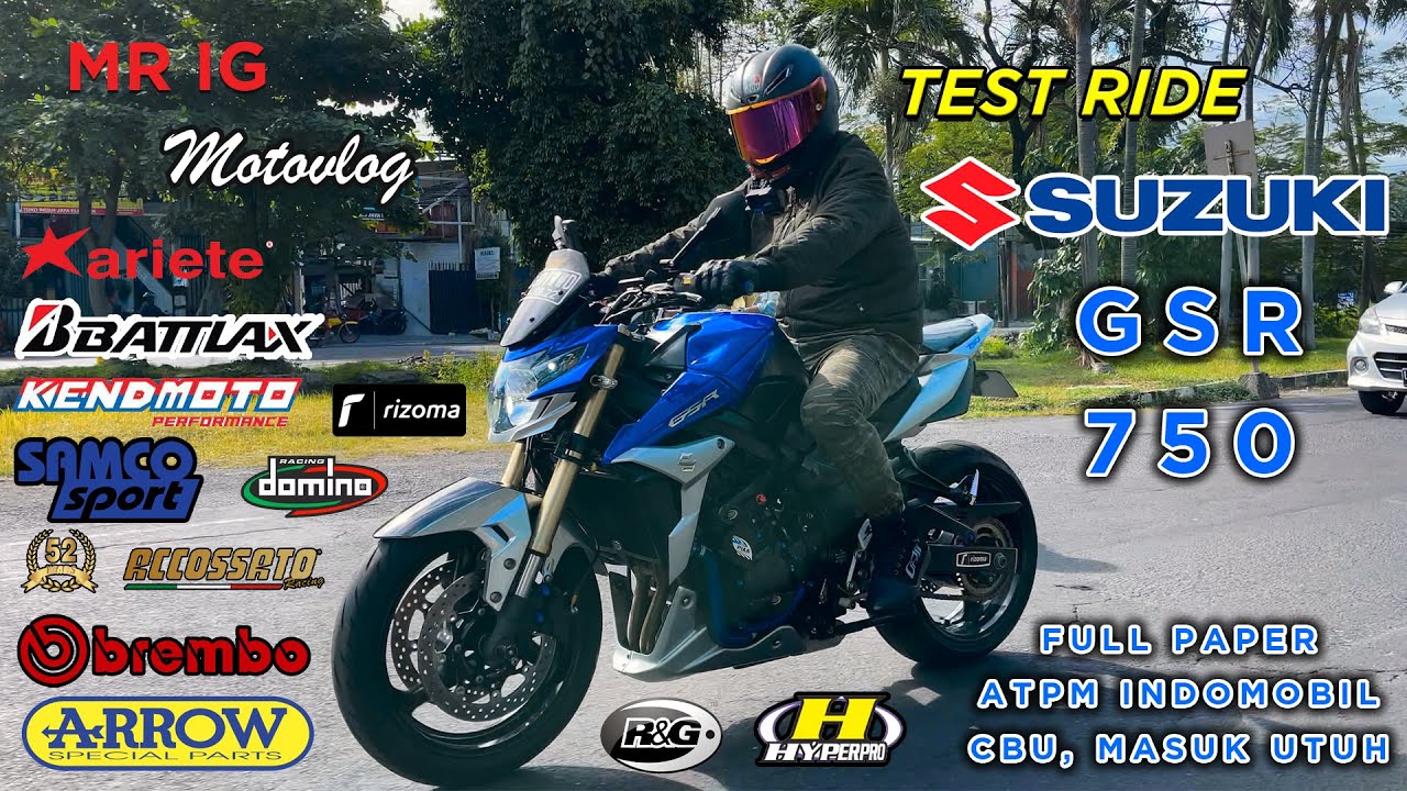 MOTOVLOG : #141 RARE NAKED BIKE, SUZUKI GSR 750 2015