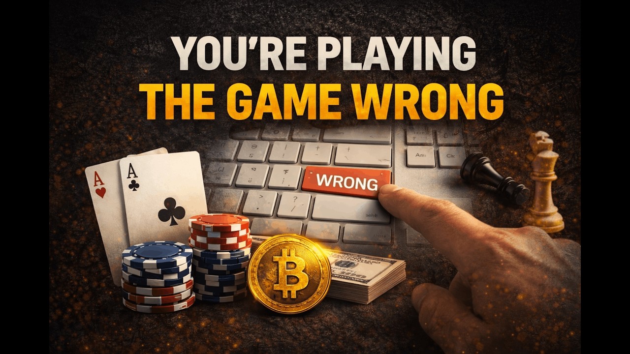 If You Get Upset When The Market Crashes, Then You Are Playing The Game Wrong...