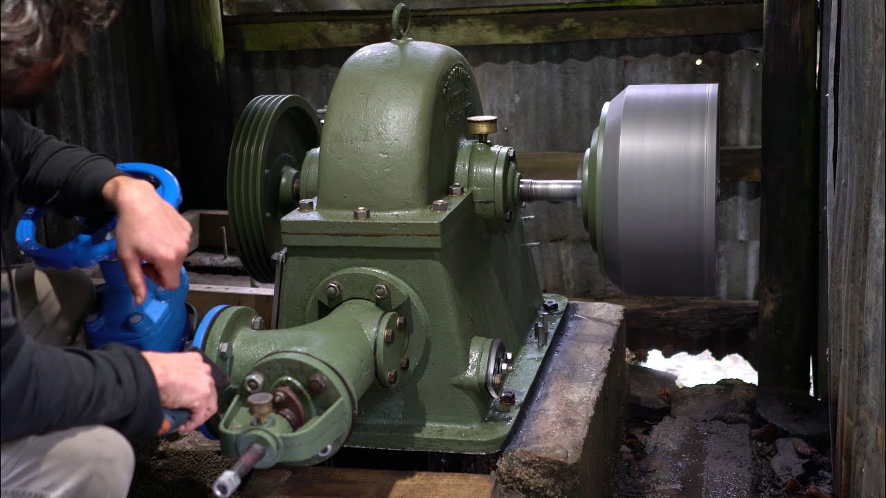 100 Year Old Microhydro Turbine: Part 5 - Reassembly and testing