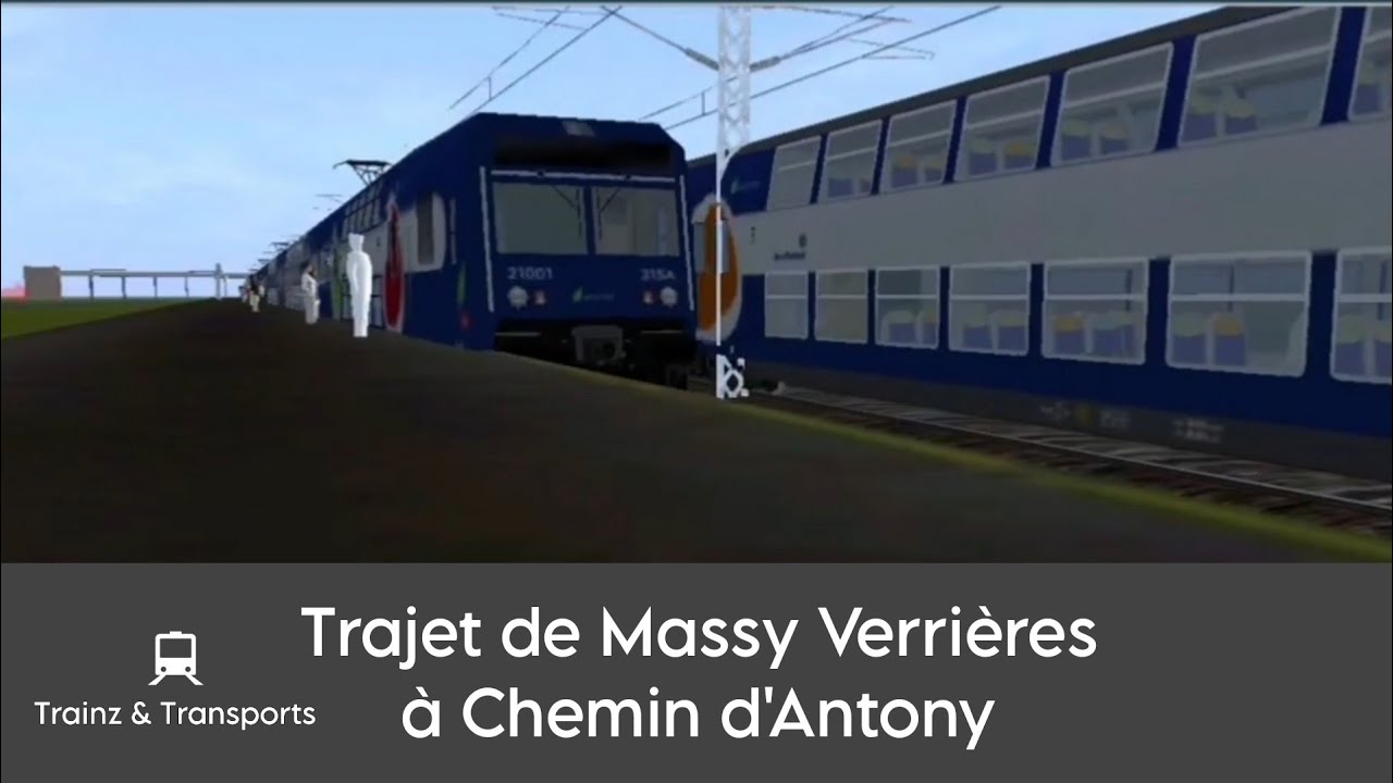 [Trainz] RER C : Trajet entre Massy Verri&egrave;res et Chemin d'Antony