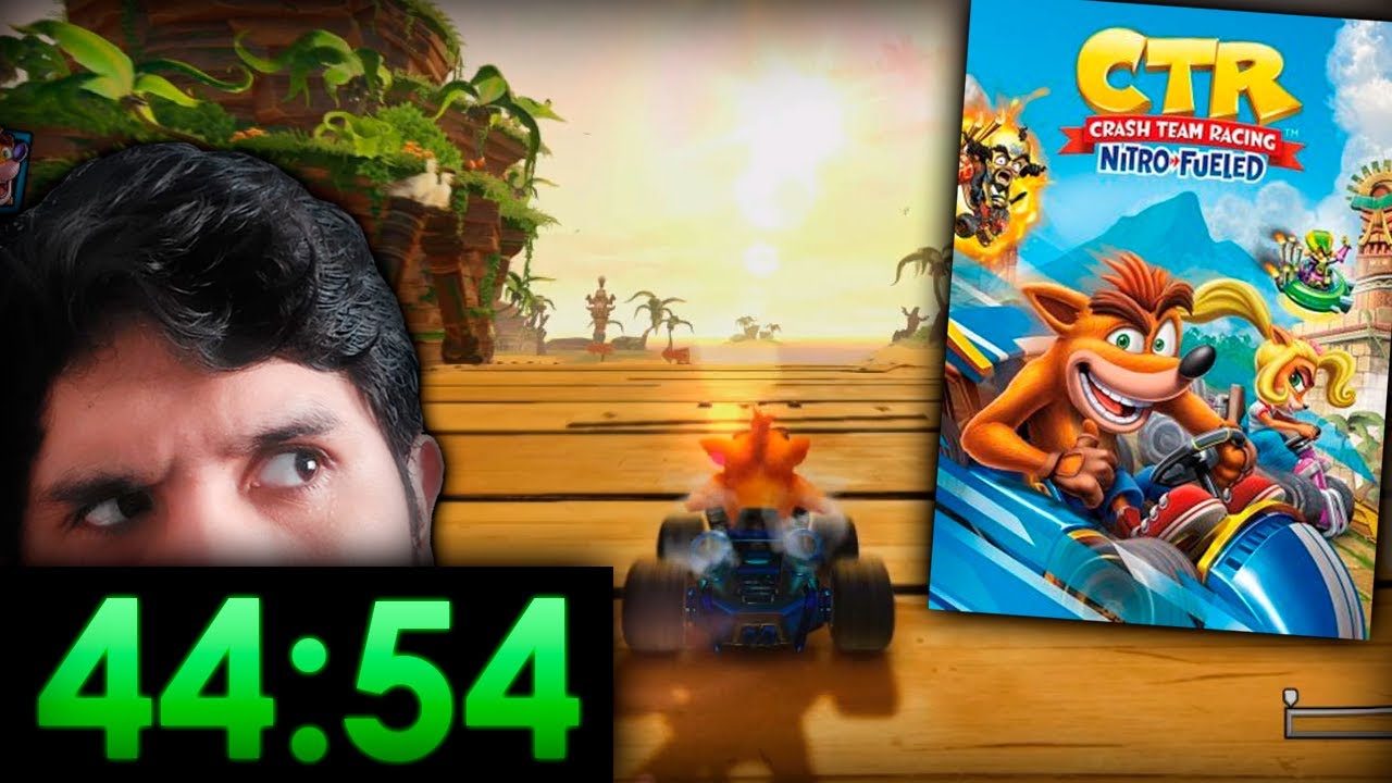 ASÍ ES el SPEEDRUN RÉCORD MUNDIAL de Crash Team Racing: Nitro Fueled