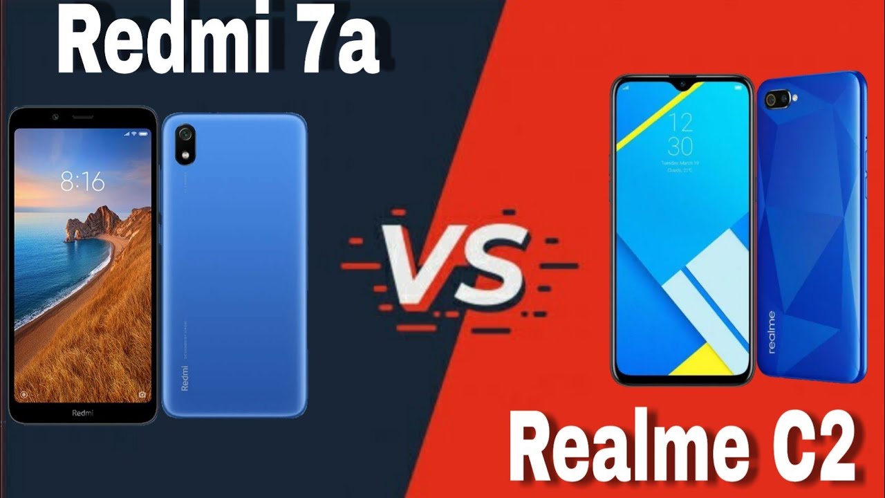 Redmi 7a vs Realme C2