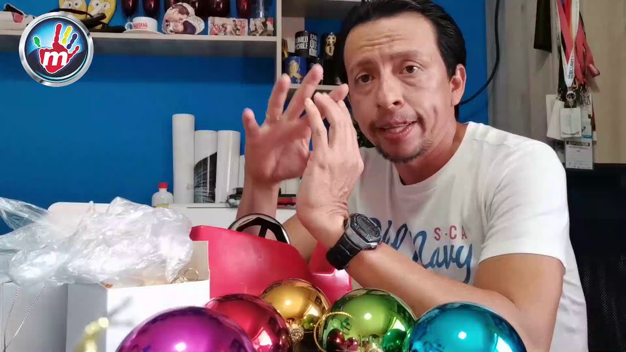 Como Personalizar esferas navideñas subllimables